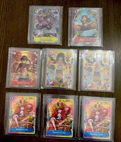 Monkey D Luffy One Piece Card Lot - Secret Rares, Alt Arts, Promos (8 Cards) OP - Image 1