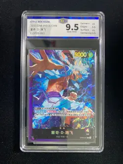 2025 One Piece S-Chinese Purple/Black OP09-061 L Monkey D. Luffy JBH 9.5 AB74 - Image 1