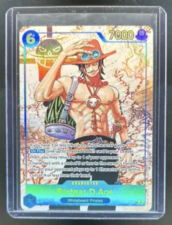 2025 One Piece Portgas D. Ace Secret Rare Alternative Art #OP13-119 - Image 1