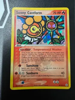 Pokemon Sunny Castform 26/101 EX Hidden Legends Ultra Rare Holo Card - Image 1