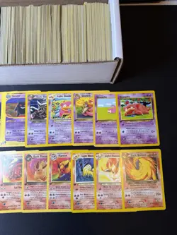Huge Collection Bulk Lot of 600+ Pokemon Cards Mixed WOTC-XY Vintage HP-DAMAGED - Image 3