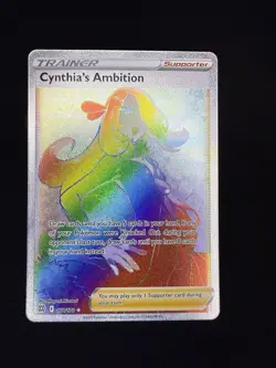 Cynthia's Ambition 178/172 SWSH09: Brilliant Stars Secret Rare Pokemon Card - Image 1