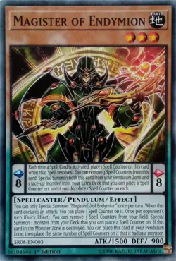 SR08-EN003 MAGISTER OF ENDYMION COMMON 1ST EDITION YuGiOh CARD - Image 1