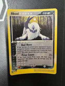 Pokemon Absol EX Dragon 1/97 Ultra Rare Holo Card - Image 1