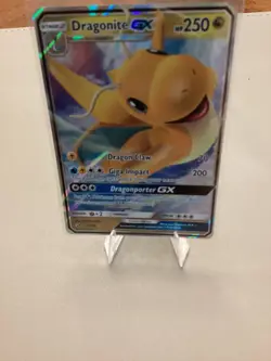 Pokemon Card Dragonite GX Ultra Rare Dragon Majesty 37/70 - Image 1