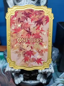 Boa Hancock One Piece Jewel Diamond Encrusted Gold Plated Metal Card Waifu - Image 5