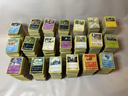 Pokemon 10,000+ Cards Bulk Lot Mix of NON Holo Rare NM Wholesale Collection - Image 1