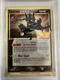 2021 Celebrations Greninja Gold Star ETB Promo #144 Pokemon Card PSA 9 - Image 3