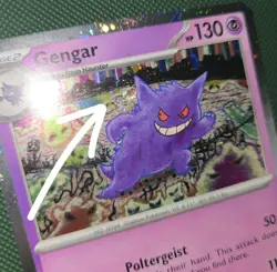 WHOLE SWIRL 🌀💫 NM Gengar 094/165 151 Club Cosmos Holo Promo Pokemon Card - Image 1