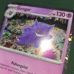 WHOLE SWIRL 🌀💫 NM Gengar 094/165 151 Club Cosmos Holo Promo Pokemon Card - Image 2