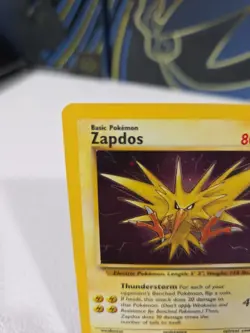 Zapdos 1999 Fossil 15/62 Holo Rare 80 MP Unlimited Vintage Pokemon Card#10 - Image 2
