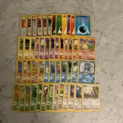 Pokemon Card Lot 1999 WOTC 50 Different Cards All NM, Lots Of Uncommon - Image 1