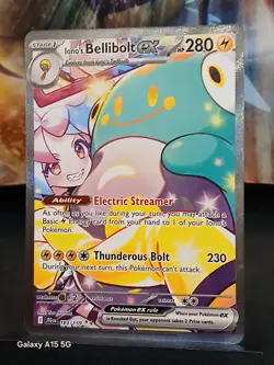 Iono's Bellibolt EX 183/159 Sv09: Journey Together Pokemon Card - Image 2