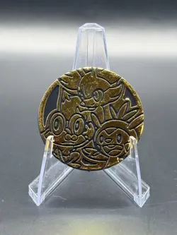 Pokemon Trading Card Games Froakie Chespin Fennekin Plastic Plastic Coin - Image 1