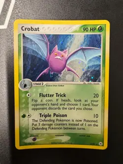 Pokemon Crobat EX Hidden Legends 3/101 Ultra Rare Holo Card - Image 1