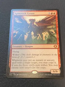 WotC MAGIC the Gathering LORWYN ECLIPSED unplayed mint mythic SPINEROCK TYRANT - Image 1
