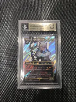 2025 MTG Final Fantasy Borderless Surge Foil Y'Shtola Night's Blessed BGS 9.5 - Image 1