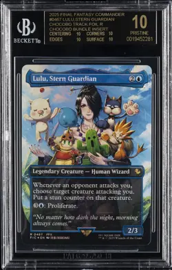 2025 MTG FINAL FANTASY COMMANDER #0467 LULU STERN GUARDIAN BGS 10 BLACK LABEL - Image 1