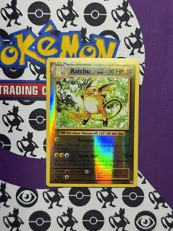 2016 Pokemon XY Evolutions 36/108 Raichu Reverse HOLO Foil NM MINT Pokemon Card - Image 1