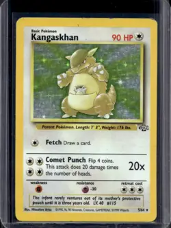 1999 Pokemon Jungle Kangaskhan #5/64 - Image 1