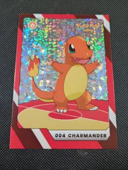 2025 Pokemon Kanto Full House - Cracked Silver Holo - Charmander #004 - Image 1