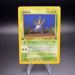 Pokemon Oddish 58/64 First Edition Jungle Regular - LP - Image 1