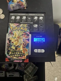 Pokemon Ascended Heroes Booster Pack Heavy 22.62g Possible God Pack!U!U - Image 1