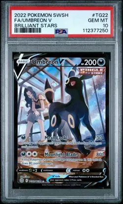 PSA 10 Umbreon V Tg22/TG30 Brilliant Stars Pokemon - Image 1