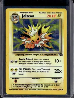 1999 Pokemon Jungle Jolteon #4/64 - Image 1