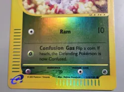 Pokemon Base Set Expedition #114/165 Reverse Holo KOFFING *hasn't been played* - Image 3