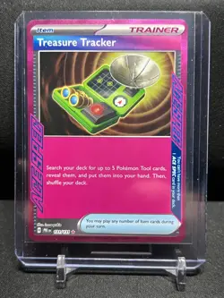 Treasure Tracker 131/131 Ace SPEC Rare Holo Pokemon 2025 Prismatic Evolutions NM - Image 1