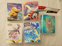 Pokemon Mini Portfolio Binder 5 Lot Pikachu, Vulpix, Psyduck, Lugia (1 is New!) - Image 1