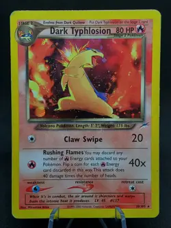Pokemon TCG - Dark Typhlosion 10/105 - Holo Rare - Neo Destiny - Image 1