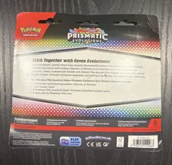 Pokemon Scarlet & Violet Prismatic Evolutions Tech Sticker Collection Glaceon - Image 2