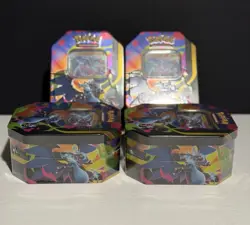 Pokemon TCG Mega Charizard (X) & Y Tins Brand New - Sealed Lot Of 4 - Image 2
