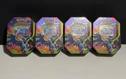 Pokemon TCG Mega Charizard (X) & Y Tins Brand New - Sealed Lot Of 4 - Image 5