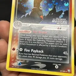 Pokemon TCG Dark Houndoom EX Team Rocket Returns 37 Reverse Holo 🔥 - Image 5