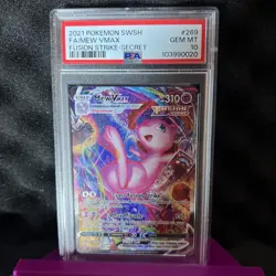 PSA 10 Pokemon TCG Swsh08: Fusion Strike Mew VMAX Alternate Art Secret 269/264 - Image 2