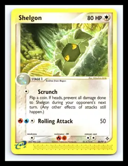 💥 Shelgon - 20/97 - Pokemon Ex Dragon Non Holo Rare Card 2003 - Image 1