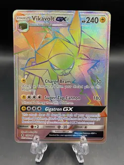 Vikavolt GX 152/145 - Pokemon Guardians Rising Sun & Moon Secret Rare Card NM - Image 1