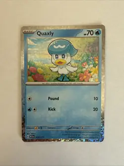Quaxly 003/015 Holo McDonald's 2023 Pokemon Card - Image 1