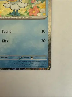 Quaxly 003/015 Holo McDonald's 2023 Pokemon Card - Image 4