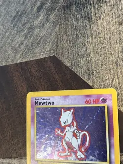 Pokemon TCG Mewtwo Base Set 10/102 Unlimited Holo Rare Card - Image 3