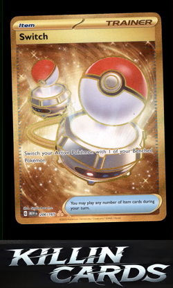 Switch - 206/165 206/165 Pokemon Hyper Rare SV: Scarlet & Violet 151 Card NM - Image 1