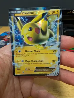 Pokemon Pikachu EX TCG Holo Black Star Promos Card XY174 2016 - Image 1