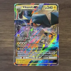 Vikavolt GX 45/145 Pokemon TCG Full Art Ultra Rare Card Guardians Rising (NM) - Image 1