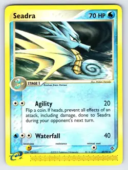 Seadra 40/97 EX Dragon Pokemon Card Nintendo e-Series Non Holo Uncommon - Nm/Vlp - Image 1