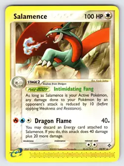 Salamence 19/97 2003 EX Dragon Pokemon Card Kouki Saitou Art Non Holo Rare - VLP - Image 1