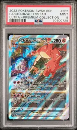 Charizard VSTAR SWSH262 SWSH: Sword & Shield Promo Cards Holo PSA 9 - Image 1