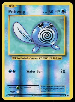 Poliwag 23/108 Common XY - Evolutions Reverse Holo Pokemon Card - Image 1